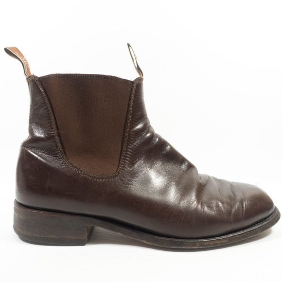 RM Williams Leather Chelsea Boots - Men's Size 11 US / 10 UK H XF Wide - Picture 4 of 11